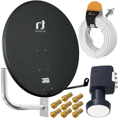 Antena Satelitarna Inverto grafit 100 Zestaw quad premium