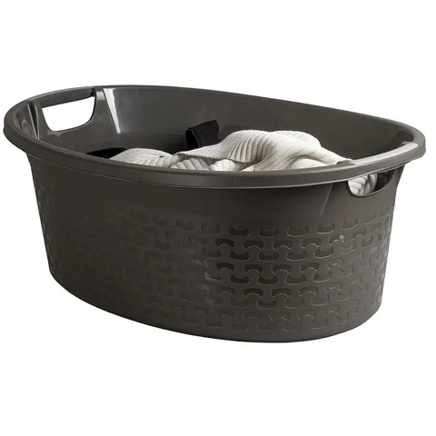 Miska owalna COTTON 40L 1440 ciemnoszary melanż BRANQ
