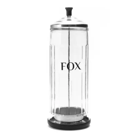 Fox szklany pojemnik do dezynfekcji glass disinfection 1094ml