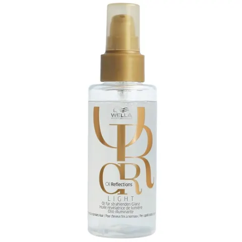Wella oil reflections light luminous, rozświetlający olejek do włosów, 100ml