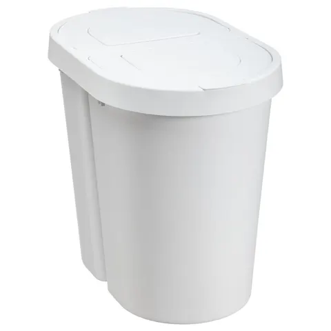 Kosz na śmieci SEATTLE SWING BIN 25 L. DUO WHITE 13540800 NHG