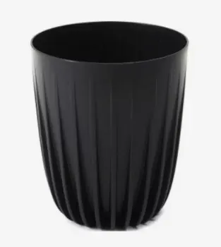 LAMELA Doniczka MIRA ECO recycled 145 czarny