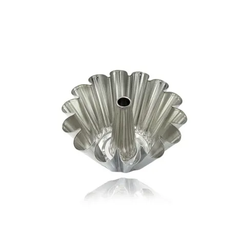 Srebrna forma do pieczenia babki z tuleją 16 cm