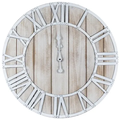 Zegar ścienny okrągły Roman 60 cm biały Deco4Home