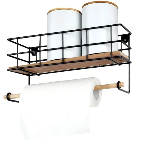 Półka ścienna metal/MDF 569383 Orion