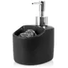 Dozownik do płynu / mydła ceramiczny czarny 300ml 569392 Orion