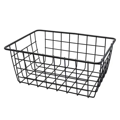 Koszyk na owoce metalowy czarny 24x18x10cm 730156 Orion