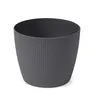 Lamela Osłonka na doniczkę Magnolia Jumper 11 cm antracytowa