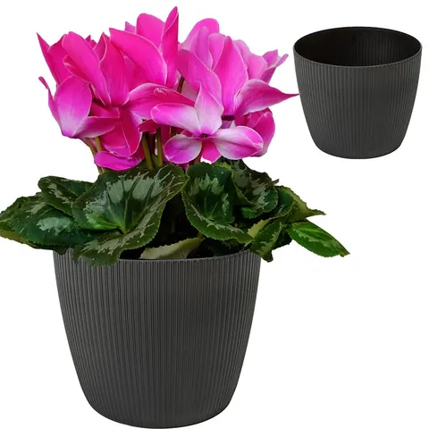 Donica MAGNOLIA 190 jumper ECO recycled - czarny LA667-04 LAMELA