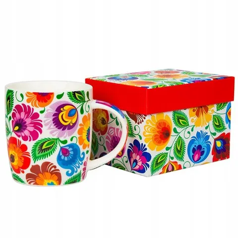 Kubek Folkstar Hania porcelana 360 ml