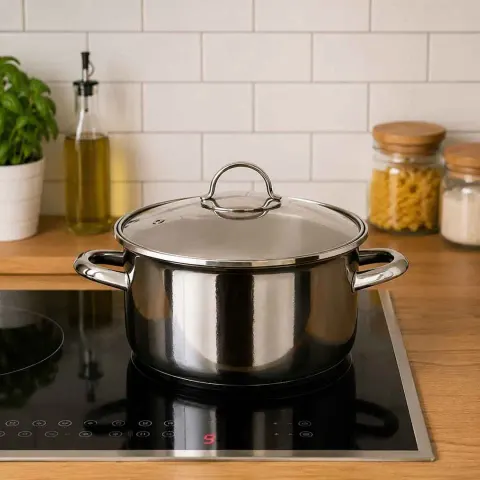 Garnek z pokrywką BANQUET METALLIC 22cm 3,7L