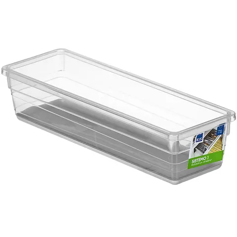 Organizer do szuflady Sistemo3 7,5x22,5x5 cm 244689 Curver