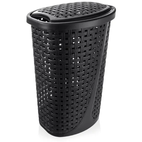 Kosz na pranie PP czarny SLIM 45l 731505 Orion