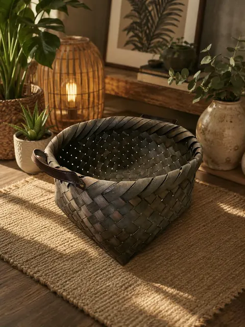 Kosz Timeo 38 cm L z hiacyntu wodnego