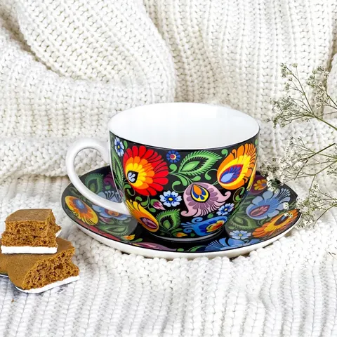 Filiżanka Folkstar porcelana 220 ml 1 szt.