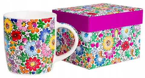 Kubek Folkstar Hania porcelana 360 ml
