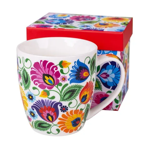 Kubek Folkstar Stefania porcelana 460 ml