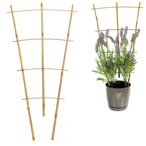 Drabinka Bambusowa potrójna 60 cm BAM3113 CHOMIK