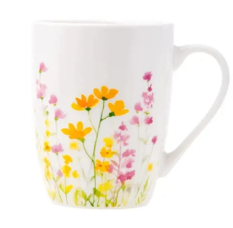 Kubek porcelanowy ODELO Łąka mix 360ml