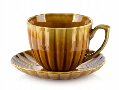 Filiżanka Mondex EVIE HONEY porcelana 300 ml 1 szt.