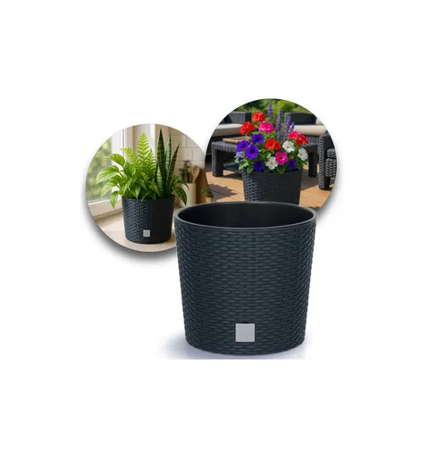 Donica RATO ROUND - antracytowy DRTUS300L-S433 Prosperplast