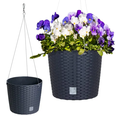 Donica RATO ROUND WS - antracytowy DRTW260S-S433 Prosperplast