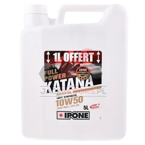 Olej ipone 10w50 katana 100% synth 5l