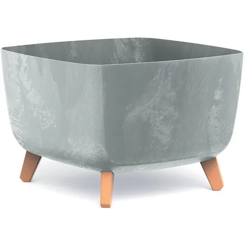 Doniczka GRACIA SQUARE BETON EFFECT - beton DGQL400E-422U Prosperplast