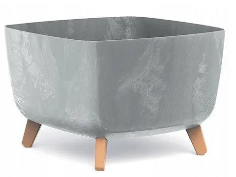 Doniczka GRACIA SQUARE BETON EFFECT- beton DGQL300E-422U Prosperplast