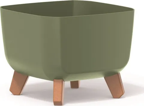 Doniczka GRACIA SQUARE - ziemisty zielony DGQL400-5615C Prosperplast