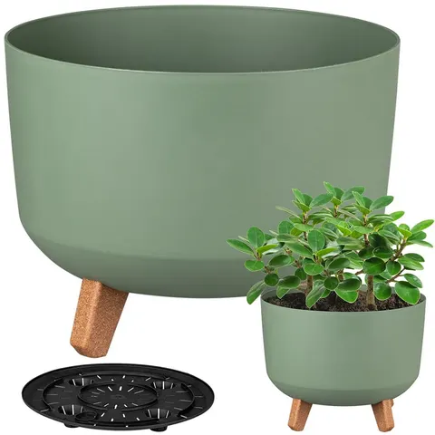 Doniczka GRACIA STANDARD - ziemisty zielony DGRL400-5615C Prosperplast