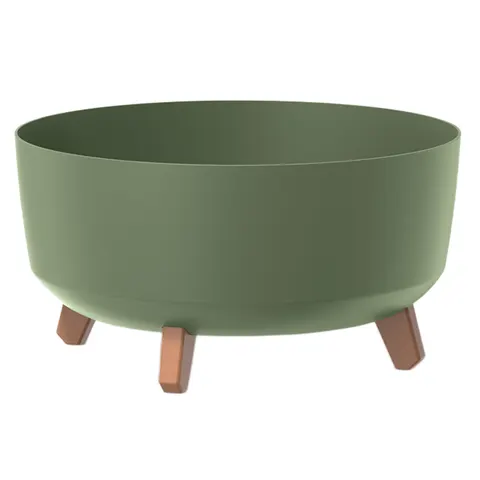 Doniczka GRACIA LOW - ziemisty zielony DGRL400L-5615C Prosperplast