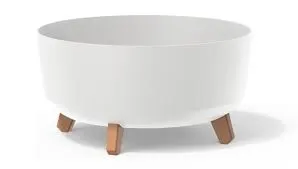 Doniczka GRACIA LOW - biały DGRL240L-S449 Prosperplast