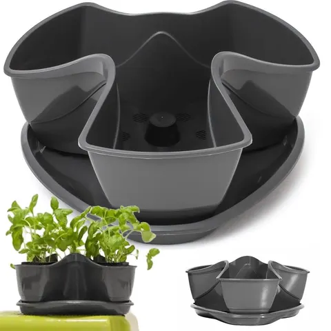 Doniczka COUBI - grafit DKN3001-426U Prosperplast