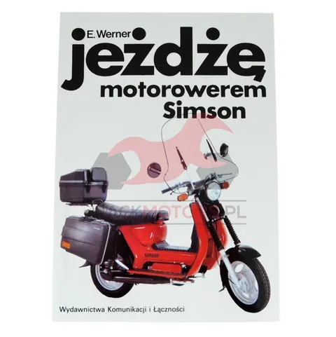 Książka 'jeżdżę motorowerem simson '