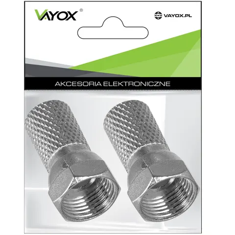 Wtyk sat "F" 7,0mm LIBOX (opakowanie 2szt) PAK.