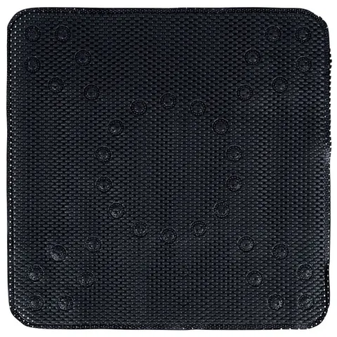 Mata pod prysznic PVC 53x53cm (czarny) 569584-C Orion