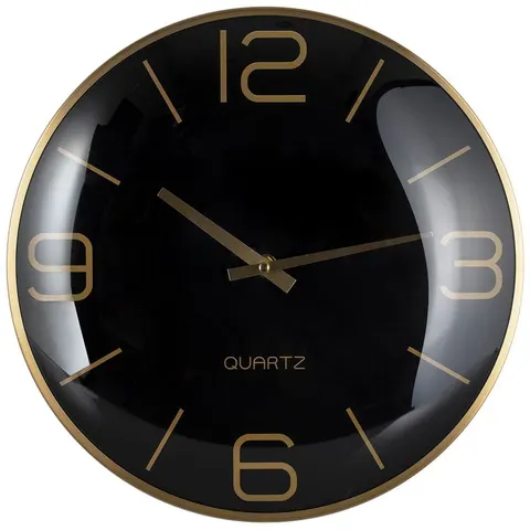 Zegar ścienny aluminium 30cm (czarny) 569610-C Orion