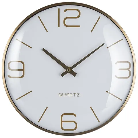 Zegar ścienny aluminium 30cm (biały) 569610-B Orion