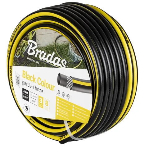 Wąż ogrodowy 1/2 30m WBC1/230 BLACK COLOUR Bradas