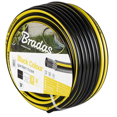 Wąż ogrodowy 1/2 cala 20m black colour WBC1/220 BRADAS