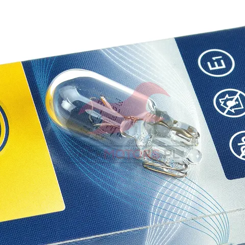 żarówka 12v 5w w5w clear hella
