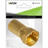 Wtyk sat F 6,8 mm Gold CU LB0104 Vayox (opakowanie 1 szt.) PAK.
