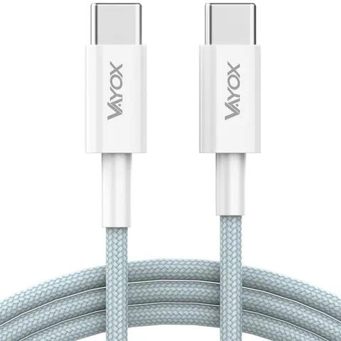Kabel USB-C - 65W 3A 1m premium line VA0105 Vayox