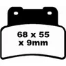 Klocki hamulcowe ebc fa432hh przód aprilia rs 125 06-12 wzmocnione