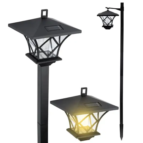 Lampka solarna ogrodowa latarnia RIBES 155 cm 830 LUMILED