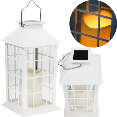 Lampka solarna ogrodowa latarenka biała LIRIO 830 LUMILED
