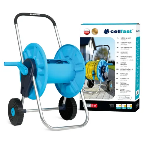 Wózek Na Wąż Aluplus 1/2" 45m 55-250 Cellfast