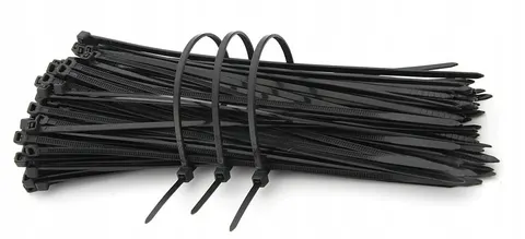 Opaski zaciskowe 2,5mm/100mm czarne opak-100szt BRADAS