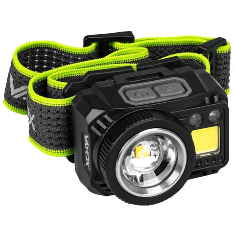 Latarka czołowa XPG3 + COB zoom hybrydowe zasilanie VA0098 Vayox